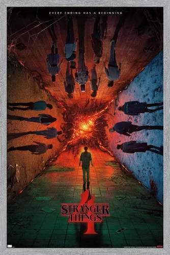 Miniatura 17 de Trends International Netflix Stranger Things: Temporada 4 - Póster de presentación con el grupo, para pared, de una hoja, 14.725 x 22.375 pulgadas