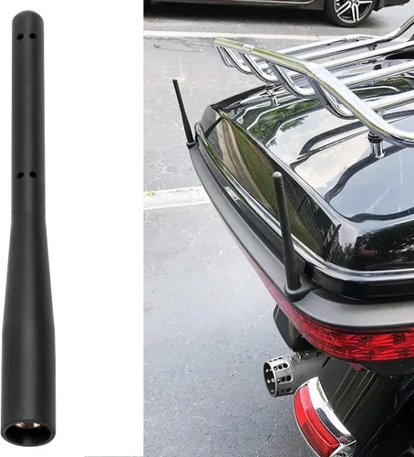 Miniatura 4 de KSaAuto Antena corta de 4.5 pulgadas para motocicleta Harley Davidson 1998-2025 accesorios de reemplazo de antenas