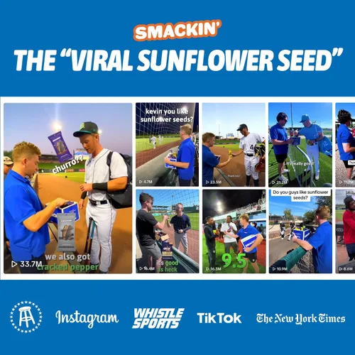 Miniatura 4 de SMACKIN' - Semillas de girasol tostadas extragrandes, sin quemadura salada, hechas en Estados Unidos, fácil de verter y sellar - Crema agria