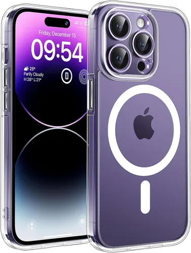 Miniatura 98 de TOCOL Funda para iPhone 11, compatible con Magsafe, protección completa de cámara, imanes integrados, protección contra caídas, funda translúcida