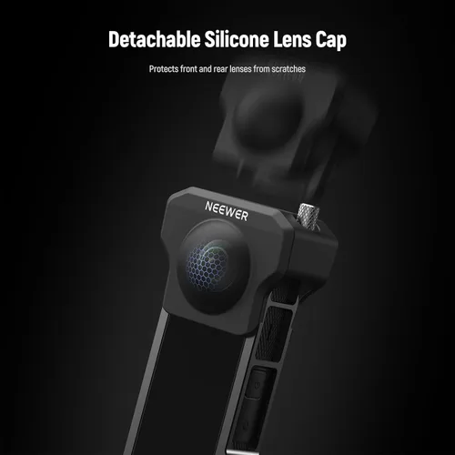 Miniatura 4 de NEEWER Jaula de cámara para Insta 360 X4, funda protectora compatible con Insta360 X 4, plataforma de video de aleación de aluminio de liberación