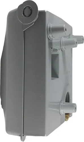 Miniatura 4 de Burnaby Manufacturing Ltd 2 # Enchufe de gas de PVC, gris, 2 PSI, entrada NPT de 1/2 '', salida de desconexión rápida de 3/8