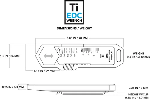 Miniatura 7 de BIG IDEA DESIGN Llave EDC Ti