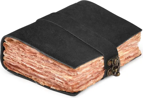 Miniatura 12 de LEATHER VILLAGE - Diario encuadernado en cuero vintage para mujeres y hombres - Libro de sombras - Cierre con llave - 200 páginas de papel artesanal