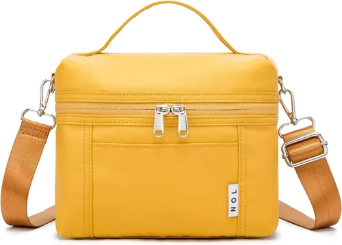 Miniatura 28 de NOL Natural Organic Lifestyle - Loncheras aisladas para mujer, bolsa enfriadora, ligera, de nailon, impermeable, para el trabajo