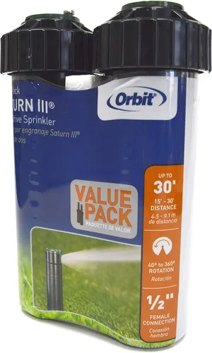 Miniatura 8 de Orbit 55460 Voyager - Cabezal de aspersor de 4 pulgadas con tapa dura, 35 pies, ajustable