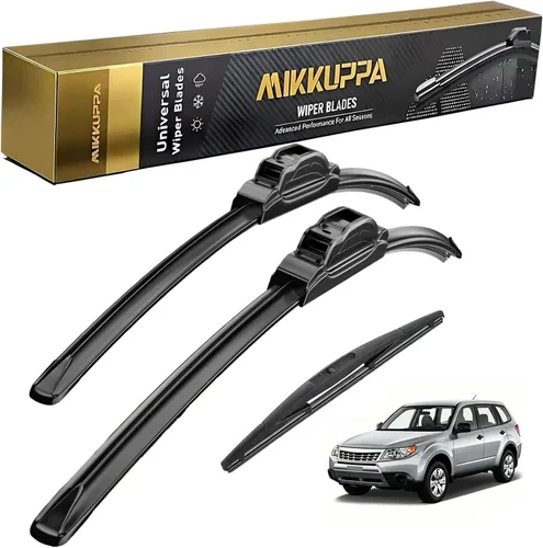 Miniatura 37 de MIKKUPPA Juego de 3 limpiaparabrisas de 22+21+12 pulgadas - Reemplazo para Dodge Durango 2011-2023, Jeep Grand Cherokee 2011-2013 - Limpiaparabrisas