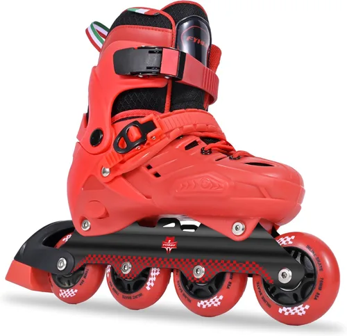 Patines en línea ajustables para niñas y niños con 8 ruedas, patines en línea para niños, jóvenes, principiantes, niños grandes para jugar en