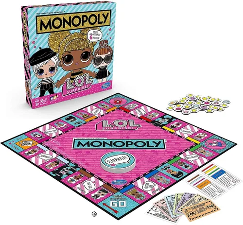 Miniatura 5 de Monopoly Game: L.O.L. Surprise Edition Juego de mesa para niños a partir de 8 años