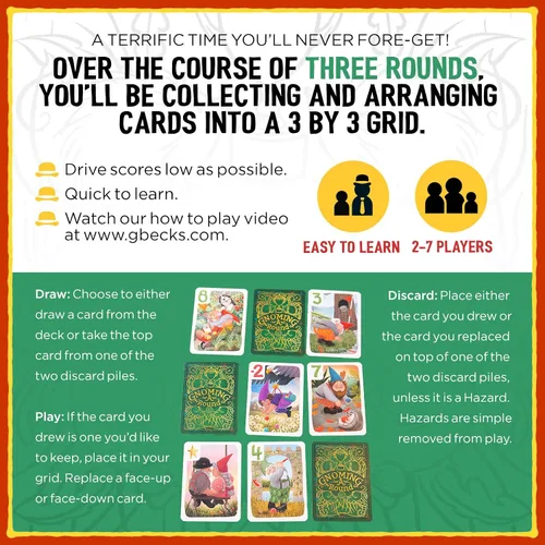 Miniatura 5 de Grandpa Beck's Games Gnoming A Round Divertido juego de cartas en familia Disfrutado por niños, adolescentes y adultos de los creadores