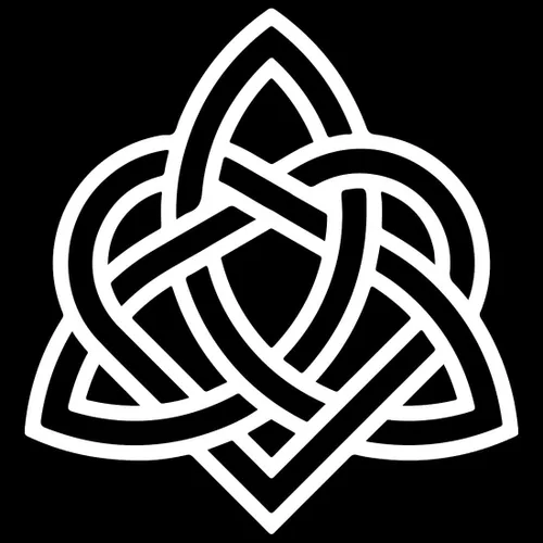 Miniatura 16 de Corazón celta triquetra nudo 1 (holograma) (juego de 2) calcomanías de vinilo impermeables de alta calidad para teléfono portátil, accesorio
