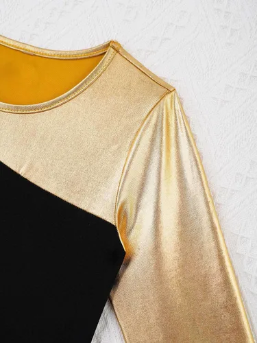 Miniatura 95 de CHICTRY Vestido de baile lírico sin mangas asimétrico para niñas, disfraz de adoración litúrgica contemporánea