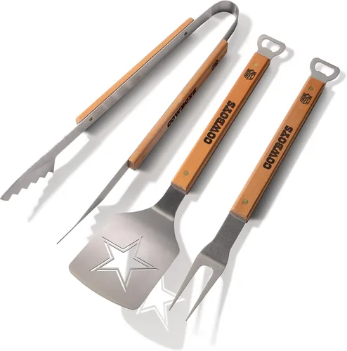 Miniatura 34 de YouTheFan NFL Classic - Juego de 3 parrillas para barbacoa