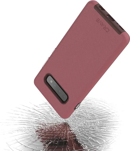 Miniatura 4 de Crave Funda Dual Guard Galaxy S10+ (6.4"), protección a prueba de golpes, color baya