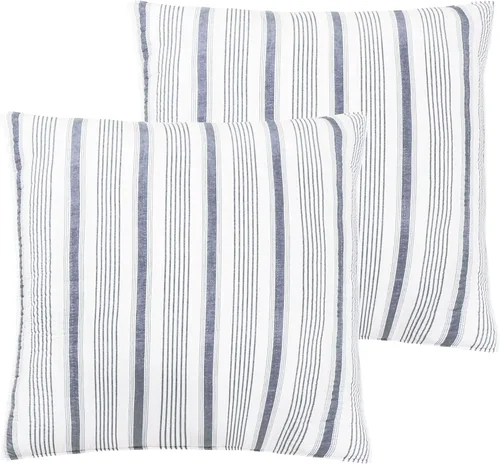 Miniatura 12 de Levtex Home - Juego de edredón Camden tamaño matrimonial (96 x 110 pulgadas) con dos fundas de almohada estándar (26 x 20 pulgadas), patrón a Azul