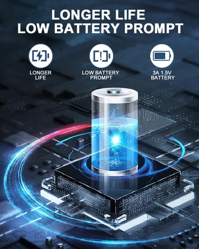 Miniatura 9 de Alarma de puerta con control remoto y luz de advertencia, alarma inalámbrica de puerta de piscina de 108 dB para seguridad de los niños, sensor