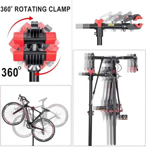 Miniatura 4 de CXWXC Soporte de reparación de bicicletas - Para mantenimiento Stand de trabajo Tienda de bicicletas eléctricas Mecánica del hogar para bicicleta