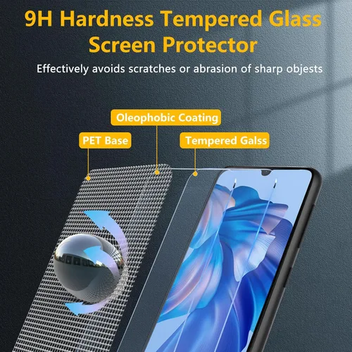 Miniatura 4 de BESINPO Paquete de 2 protectores de pantalla compatibles con Gabb Phone 4,9H, película de vidrio templado, cobertura completa, ultra HD, sin Gabb