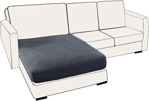 Miniatura 29 de UNBBRRL Fundas de cojín de asiento para sofá, elásticas, funda de cojín individual para sofá, fundas de cojín para sofá, fundas de héroe protegen