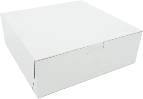 Miniatura 11 de Southern Champion Tray 0961K - Caja de panadería de cartón kraft sin bloqueo de ventana, 9 pulgadas de largo x 9 pulgadas de ancho x 4 pulgadas