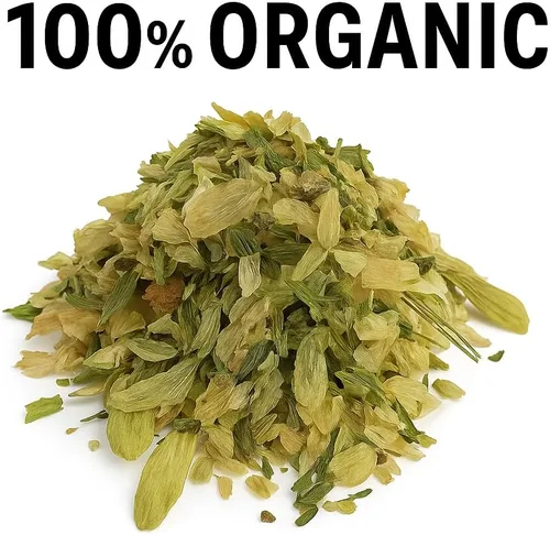 Miniatura 3 de Lúpulo seco orgánico (Humulus lupulus) 2 onzas.