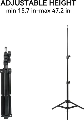 Miniatura 7 de UTEBIT Kit de Soporte para Reflector de Luz de 80 cm (31 Pulgadas) Difusor 5 en 1, Discos Múltiples Plegables con Bolsa, Soporte de Luz de 48