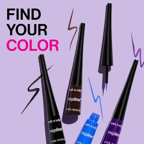 Miniatura 4 de wet n wild MegaLiner - Delineador de ojos líquido - Negro