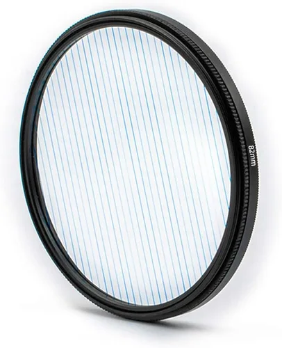 Miniatura 14 de Filtro de lente de prisma 77 mm Filtro de resplandor estelar Efecto de destello de lente anamórfica Filtro de accesorios de película (rayos arcoíris)