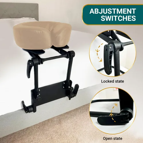 Miniatura 6 de Reposacabezas de masaje para cama, almohada boca abajo después de la cirugía ocular, soporte de cabeza de masaje en cama, equipo de recuperación
