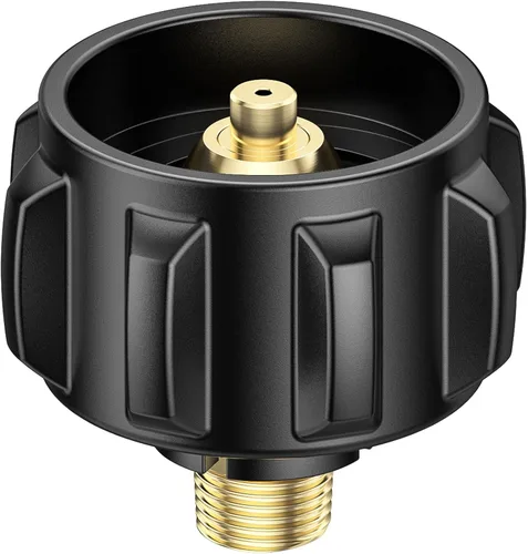 Miniatura 5 de Adaptador de tanque de propano QCC1 para tubo macho de 1/4 pulgadas, NPT, kit de montaje de conector de tanque de propano para regulador, manguera
