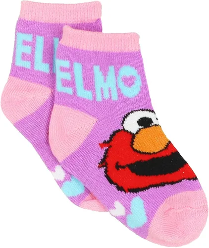 Miniatura 4 de Sesame Street Elmo Abby - Calcetines para niñas pequeñas, paquete de 6