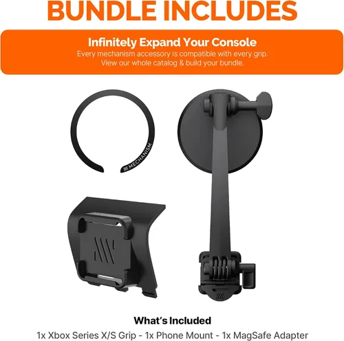 Miniatura 8 de Mechanism Phone Mount Controller Bundle for Xbox Series X/S Wireless Use our Xbox Controller Mount for any Iphone or Android Easily Adjust to