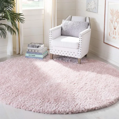 Miniatura 29 de SAFAVIEH Madrid Shag Collection - Alfombra redonda, 6 pies 7 pulgadas, color carbón, diseño sólido, no desprende pelusa y de fácil cuidado, 2 Carbón