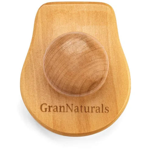 Miniatura 6 de GranNaturals Cepillo limpiador de champú de madera, masajeador de cuero cabelludo de ducha para hombres y mujeres, exfoliante de cabeza con cerdas