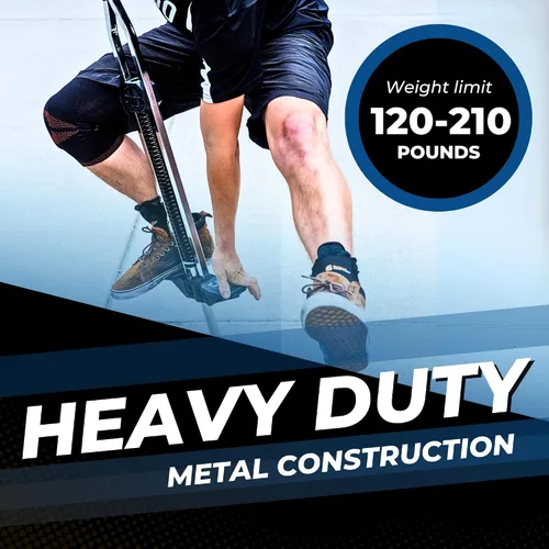Miniatura 6 de Flybar Super Pogo Stick para niños y adultos de 14+ años – Resorte fuerte para trucos y saltos altos – Marco de acero con estribos reforzados – Palo