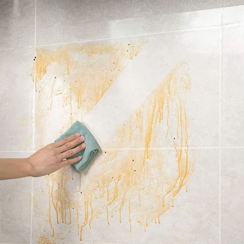 Miniatura 4 de Sufang 4 calcomanías de pared transparentes a prueba de aceite, papel tapiz protector de pared para cocina, protector de pared, impermeable