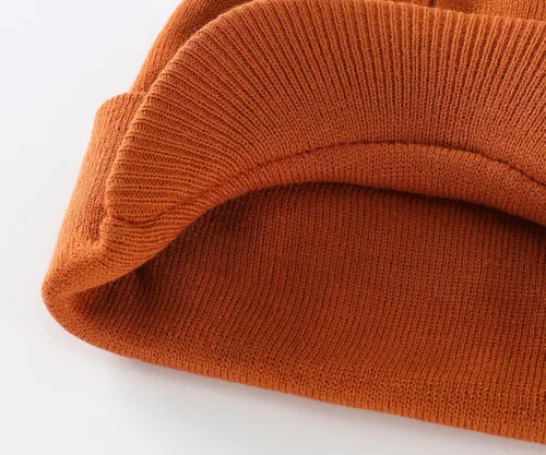Miniatura 28 de Home Prefer - Gorro de invierno para hombre con visera, cálida y doble punto.