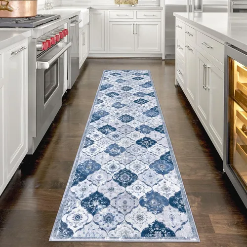 Miniatura 45 de KILOCOCO Alfombra de Pasillo 2x6, Alfombra de Pasillo Marroquí Súper Suave Lavable para Pasillo de Entrada, Alfombra de Cocina de Pasillo de Lana