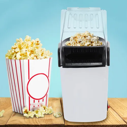 Miniatura 4 de BESTOYARD Small Home Popcorn Machine 110v Air Popcorn Maker Abs Plastic Snack Maker for Domestic Use White for Healthy Oil-free Popping