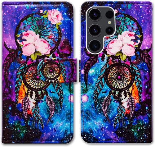 Miniatura 16 de Bcov Funda para Galaxy S23 Ultra, funda de piel con tapa para Samsung Galaxy S23 Ultra con ranura para tarjeta y soporte para Samsung Galaxy S23