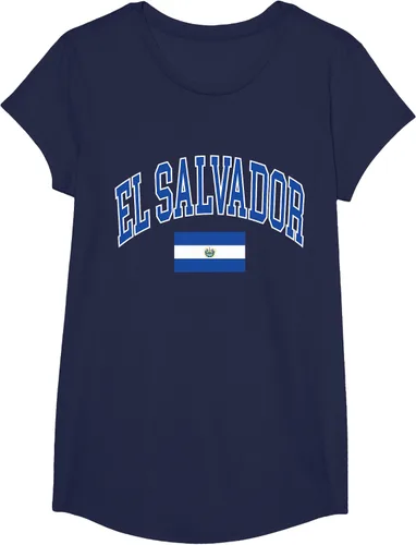 Miniatura 4 de Camiseta con estampado de bandera de El Salvador