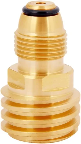 Miniatura 6 de Uenede El adaptador de tanque de propano de latón convierte la válvula de servicio del tanque POL LP en manguera QCC1/Type1 o Regualtor Conexión
