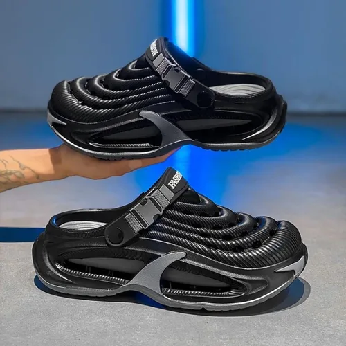Miniatura 3 de ASHALI Zuecos unisex para jardín y playa con soporte de arco, zapatos impermeables para hombres y mujeres, sandalias ligeras y cómodas