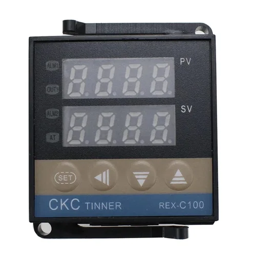 Miniatura 3 de REX-C100 Digital RKC PID Termostato Controlador de Temperatura Digital REX-C100/40A SSR Relé/K Termostato Sonda de Termostato Disipador de Calor