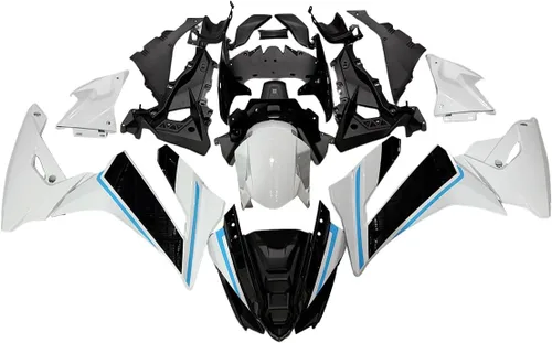 Miniatura 114 de Kit de carenado de inyección azul, negro y blanco para Suzuki GSXR600 GSX750 2006 2007 GSXR 600 GSX-R750 06 07 ABS Carenado de plástico completo