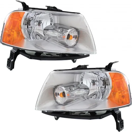 Miniatura 6 de KarParts360 Para Ford Freestyle Faro Asamblea 2005 2006 2007 lado del conductor w/bombillas sustituye a FO2518104