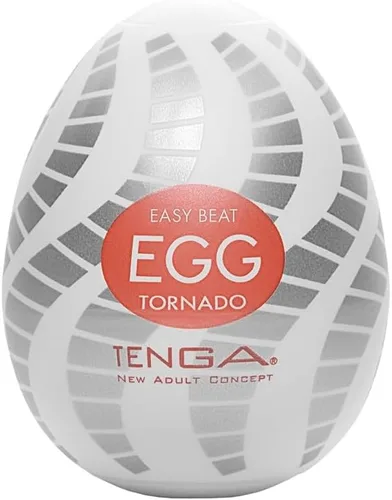 Miniatura 8 de TENGA Huevo desechable, de uso único, súper elástico, masturbador masculino, tornado (paquete de 2)
