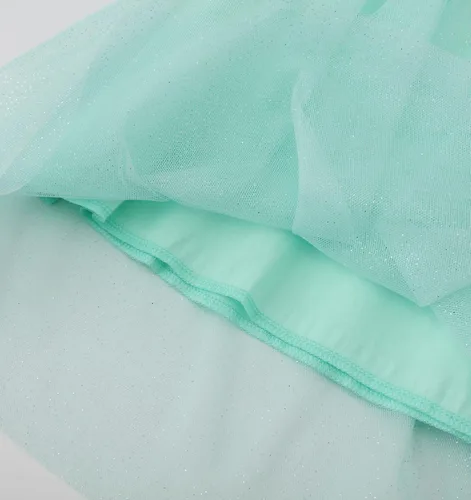 Miniatura 4 de Vestido de tul de verano para niña pequeña, lindo patrón de dibujos animados, vestido de algodón con lentejuelas a rayas para uso diario para bebé
