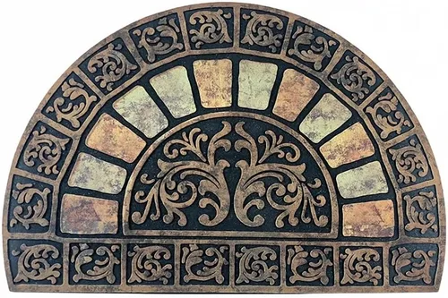 Miniatura 9 de Tapete de entrada para interiores y exteriores, tapete de puerta para entrada, tapete de bienvenida de entrada frontal, tapete de puerta Semicírculo