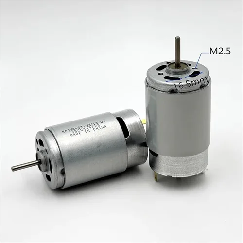 Miniatura 3 de RP390-ST 23115 Mini RS-390 Motor DC 6V 12V 18V 9300RPM Dual 2.3mm Shaft Micro 28mm Electric Motor DIY Hobby Toy Model 1Pcs